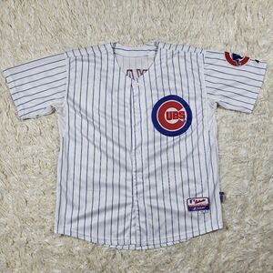 Chicago Cubs Majestic Jersey Kris Bryant #17 Short Sleeve Size 44